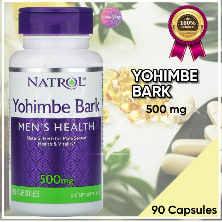 Natrol Yohimbe Bark 500 Mg 90 Capsules Lazada Ph 9150