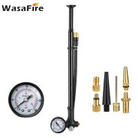 300psi High-pressure Bike Fork Air Pump with Barometer Gauge Rear Suspension Shock Absorber Pump Mountain Bicycle Tool