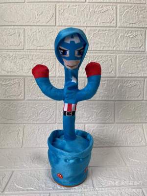 Talking Toy Dancing Cactus Doll Marvel Speak Talk Sound Record Repeat Toy Kid Gift