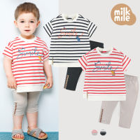 [MILKMILE]ชุดเด็ก เสื้อยืด และ กางเกงขาสั้น [Korea Brand] T-Shirt + Pants Set / MOPUSE54