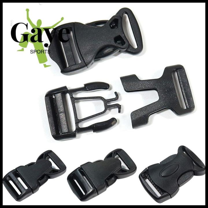 5PCS Plastic Side Release Luggage Buckles Webbing Strapping Buckle