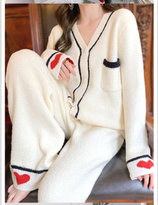 Home wear Gelato Pique Pajamas Night Wear Women Setup Ladies Home Winter Home Wear Microfiber Sleepwear for Sleeping