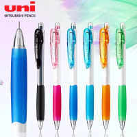 ญี่ปุ่น UNI ดินสอกด M5-118สีแท่งใส HB ดินสอ0.5มม. เครื่องเขียนนักเรียนอุปกรณ์น่ารัก Back To School