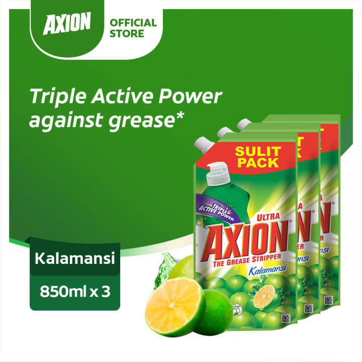 [24 hour Germ Kill] Axion Antibacterial Dishwashing Liquid Doy Pack