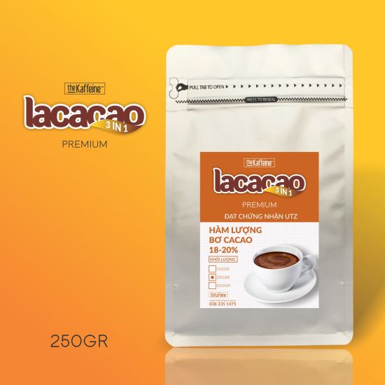 Bột cacao nguyên chất lacacao standard từ hạt ca cao 250g - ảnh sản phẩm 3