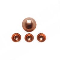 6 8 10 12 16 19 22mm Flare End Cap Copper Stopper End Feed Solder Pipe Fitting For Air Condition