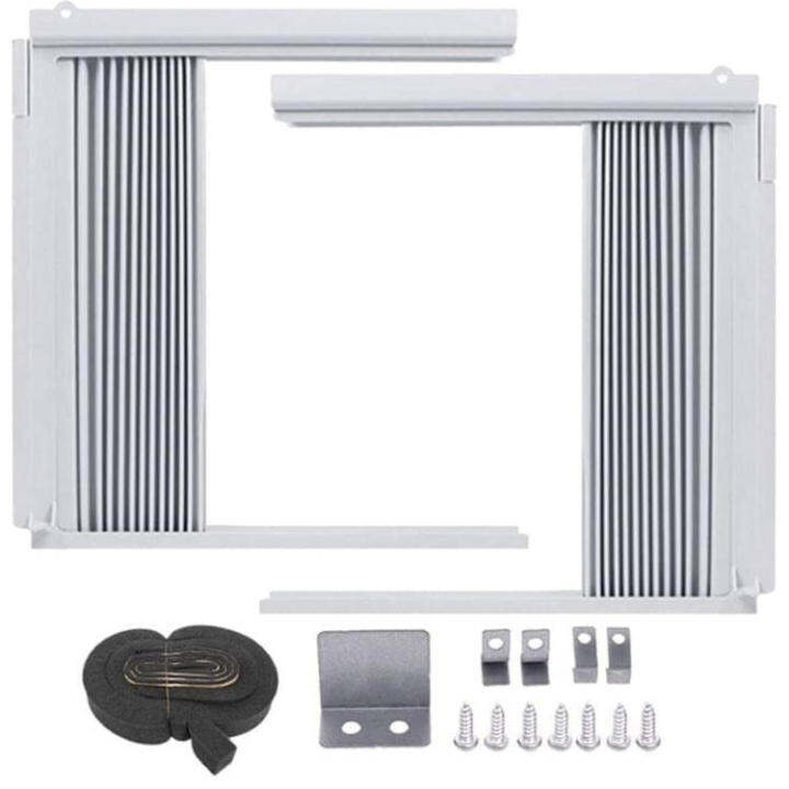 AC Unit Side Panels Dust Proof AC Window Blocker with Frame AC Window