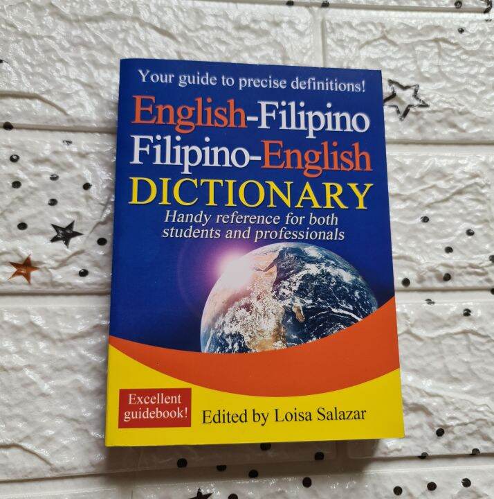 English Filipino Filipino English Dictionary Lazada PH
