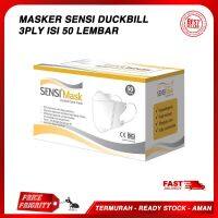 Sensi DUCKBILL มาส์กหน้าพรีเมี่ยม 3 ชั้น ป้องกันไวรัส แบคทีเรีย มลพิษ 50 ชิ้น