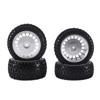 1/10 Tires W/Alum Dish Wheel Rims for TD4/DF03/DF02/TT02B/DT03/DT02/DB01 TORNADO EPX Off-Road Car