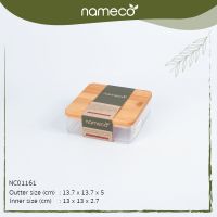 [คุณภาพดี]  NAMECO รุ่น NC01161 ECO FRIENDLY กล่องเก็บอุปกรณ์พร้อมฝาไม้ พลาสติกเป็นมิตรกับสิ่งแวดล้อม 1404682