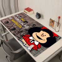 ๑ Mafalda Mouse Pad Gamer Large Home HD Keyboard Pad MousePads Natural Rubber Anti-slip Gamer Laptop Desktop Mouse Pad Mice Pad