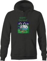 Happy Camper Print Sweatshirt Hoodie