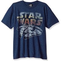  Big Millenium Falcon Sunset  Graphic Tee New mens casual short-sleeved pure cotton fashion clothes  F67Y