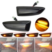 2Pcs LED Dynamic Flowing Turn Signal Side Marker Light For Opel Astra J K Zafira C Insignia B Grandland Crossland X Buick Regal