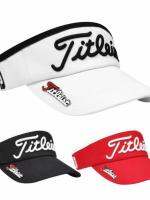 Titleist หมวกกอล์ฟไม่มีหมวกป้องกันแสงแดดสำหรับผู้หญิงใหม่สีแดงหมวกตกปลา