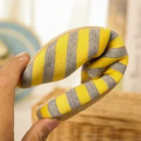 Women Retail Drop Shipping Striped Indoor Slipper Unisex Men House Shoes Non-Slip Warm Cotton Slipper Floor Slippers Casa Hombre