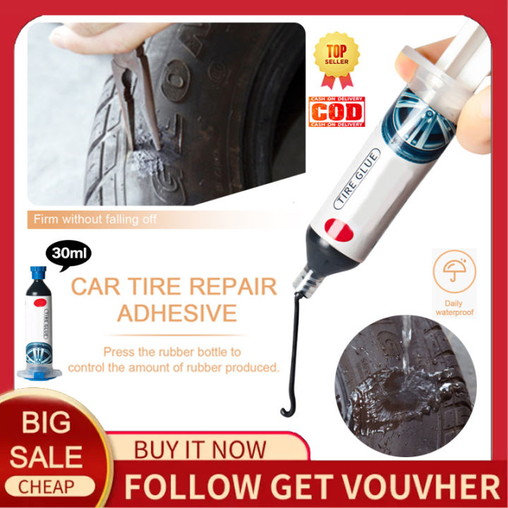 30ml Tire Repair Adhesive Tire Repair Kit Glue Car Repair Tool Repair ...