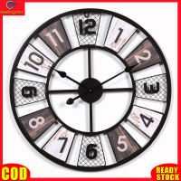 LeadingStar RC Authentic Vintage Style Round Silent Wall Clock Silent Non-ticking For Living Room Bedroom Kitchen Decoration