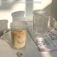 ► xianhaochen048906 Copo De Vidro Transparente com E Palha Listra Simples Caneca Café Chá Beber Suco Cerveja Vinho Leite Vidros Café Da Manhã