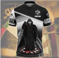 2023 new arrive- Dart-themed Polo Shirts with 3D Personalization for Men and Women Players and Teams   18