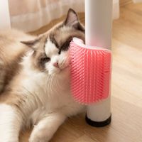 Cat Massage Comb Pet Brush Corner Scrape Hair Removal for Cats Beauty Clean Corner Brush Removable Pet Grooming Cat Self Groomer Brushes  Combs