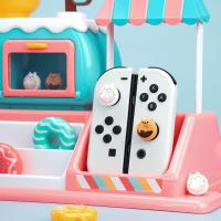 GeekShare™ ครอบปุุ่ม จุกยางAnalog ลาย Cute DONUT สำหรับ Nintendo Switch / OLED / LITE Thumbgrip แบรนด์แท้ 1 ชุด 4 ชิ้น