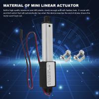 Electric Mini Linear Actuator Stroke, 64N/14.4Lb, Speed 0.6Inch/S Mini Waterproof Motion Actuator Small 12 V DC