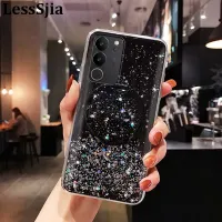 เคสมือถือสำหรับ VIVOV29E V29 Pro ฝาหลังประกายดาวดวงจันทร์ซิลิโคนนิ่มกระจกโปร่งใสกันการตกสำหรับ VIVO V29 Pro V29E เคสใส่โทรศัพท์