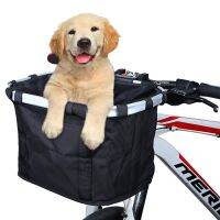 【hot】✸  Front Basket Road Mountain Carrying Handlebar Tube Hanging Detachable Fold Baggage 3KG Load