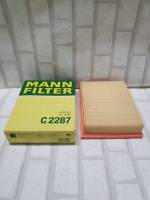 กรองอากาศ Benz B-Class W245 (2005 - 2011 ) รุ่น  B150 , B160 , B170 , B180 , B200 Turbo / Engine Air Filter Mann C 2287 / C2287