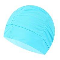 【CW】 Breathable Cap for Adult Men Soft Elastic Pool Bathing Hat