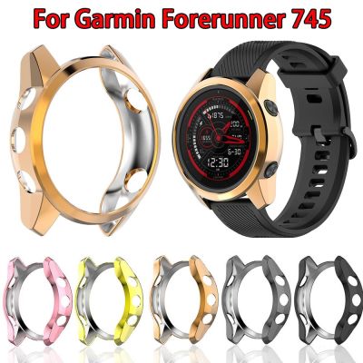 Watch Protective Case For Garmin Forerunner 745 Full Protection Soft TPU Screen Bumper Frame Watch Cover Forerunner745 Cases Cases