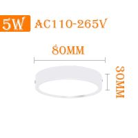 ดาวน์ไลท์โคมไฟ Led พับได้220V 110V 5/10/15/25W พื้นผิวโคมไฟติดเพดานไฟสปอร์ตไลท์แสงในร่มสำหรับห้องนั่งเล่นไฟเพดาน