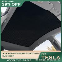 【hot】✼❣☼  Tesla Y 2023 Shades Sunroof Skylight Accessories Car Windshield Sunshade Net