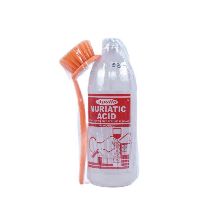 BFI EDrugstore Apollo Muriatic Acid 1L free Tile Brush Lazada PH