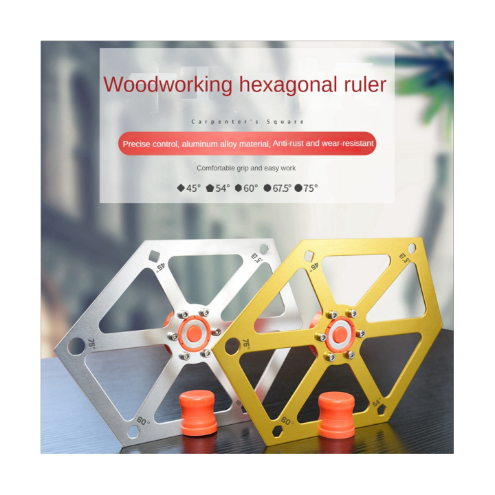 angle-ruler-cutting-machine-table-saw-angle-adjustment-with-magnetic-aluminum-alloy-hexagonal-ruler