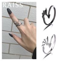 RAISS Devil And Angel Dark Punk Gothic Dragon Lovers Tail Ring แหวนคู่สำหรับผู้หญิง