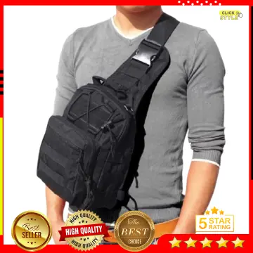 Tactical sling store bag lazada