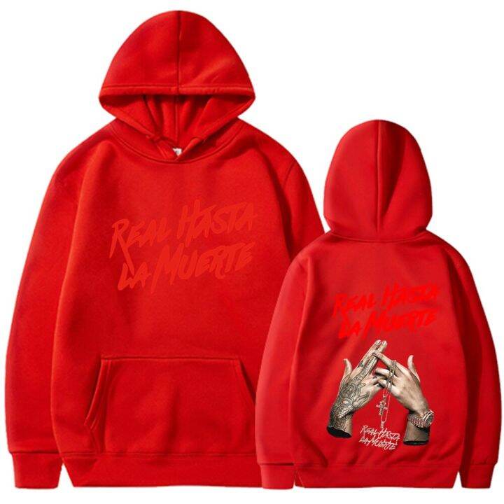 anuel-aa-hoodie-cetak-mantelเสื้อกันหนาวnyata-hasta-la-muerteเครื่องแต่งกายolahraga-kasual-pria-wanita-pakaianอะนิเมะpullover-hoodie