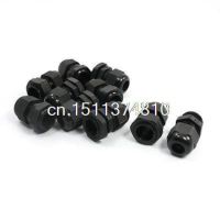 【cw】 10 PG11 17mm Thread Plastic Cable Joints 5-10mm !