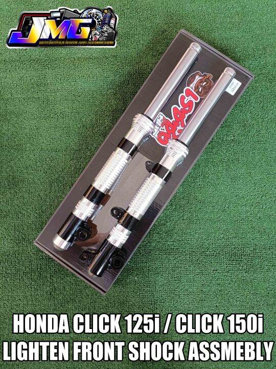 LIGHTEN FRONT SHOCK ASSEMBLY HONDA CLICK 125i / CLICK 150i SILVER