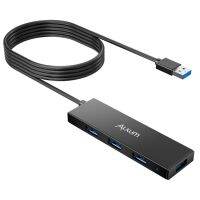 ALXUM 4-In-1ฮับ3.0 USB สำหรับแล็ปท็อป Lenovo Macbook เสี่ยวหมี่โปรพีซีต่อ USB ฮับ4พอร์ตอะแดปเตอร์สำหรับคอมพิวเตอร์แยก USB3.0