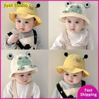 JIYAN2866 ผ้าคอตตอน หมวกชาวประมงหมวก 48-50ซม. ค่ะ ป้องกันรังสียูวี หมวกกันแดดหมวก การ์ตูนลายการ์ตูน บางและบาง หมวกทรงถัง กิจกรรมกลางแจ้งกลางแจ้ง