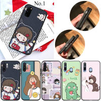 62TEE Simplicity Cartoon Girl อ่อนนุ่ม High Quality ซิลิโคน TPU Phone เคสโทรศัพท์ ปก หรับ Samsung Galaxy Note 20 S20 S21S S21 S23 Ultra Plus FE Lite