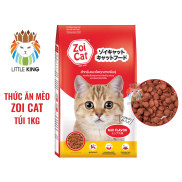 Thức ăn cho mèo Zoi Cat 1kg Đồ ăn Hạt cho mèo lớn ZoiCat túi 1kg Little