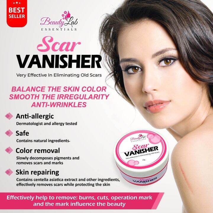 BEAUTY LAB ESSENTIALS SCAR VANISHER 10g for STRETCH MARKS Scar remover
