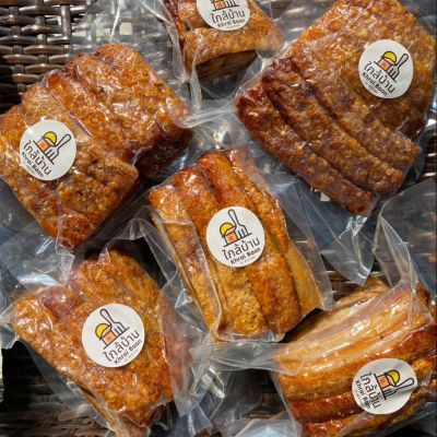 (อบใหม่ ส่งทุกวัน) หมูกรอบอบลมร้อนคีโต ไม่ทอด หนังฟู เนื้อนุ่ม 100% แถมน้ำจิ้ม (200กรัม/500กรัม/1000กรัม)