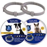 ✟▪ Pet Dog Cat Flea and Tick Collar for Effective Protection 8 Month Deworming Collar Anti-mosquito Insect Puppy Repellent Supplies