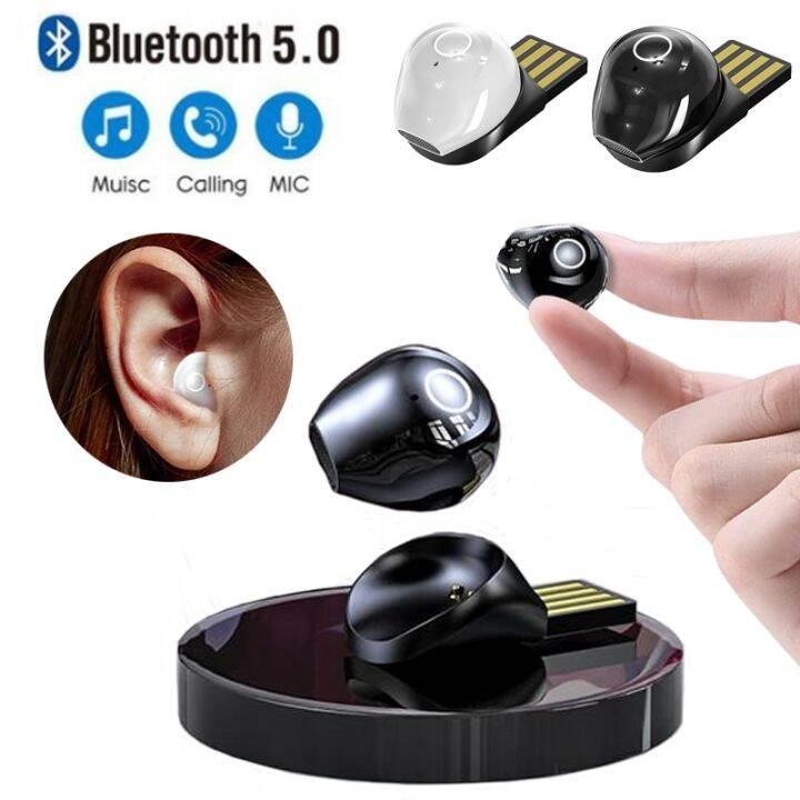 HOM Mini Wireless Bluetooth Headset Waterproof Sport In Ear Earbuds